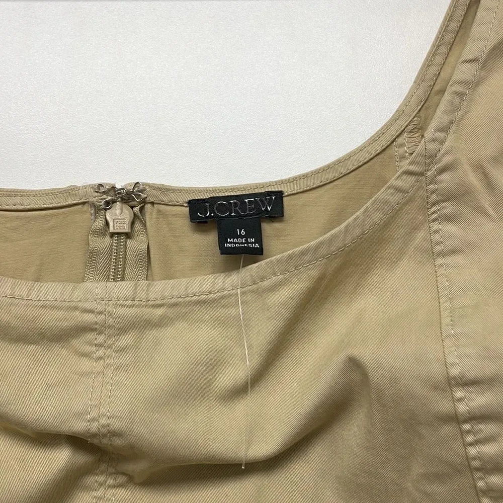 J. Crew Fitted lightweight chino dress*